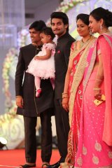 Hero Aadi Wedding Reception Photos